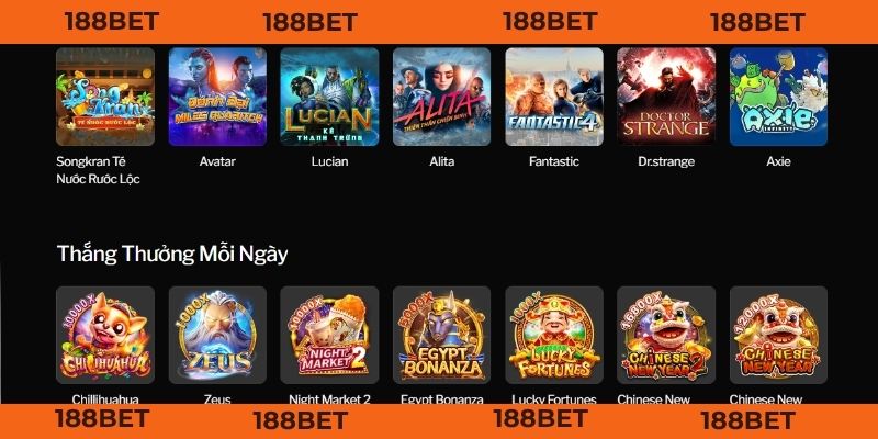 188BET - 188BET.COM | Nhà Cái Bóng Đá Tặng 188 USDT Nạp Đầu Trò chơi game slot với hơn 1.500+ chủ đề hấp dẫn hàng đầu